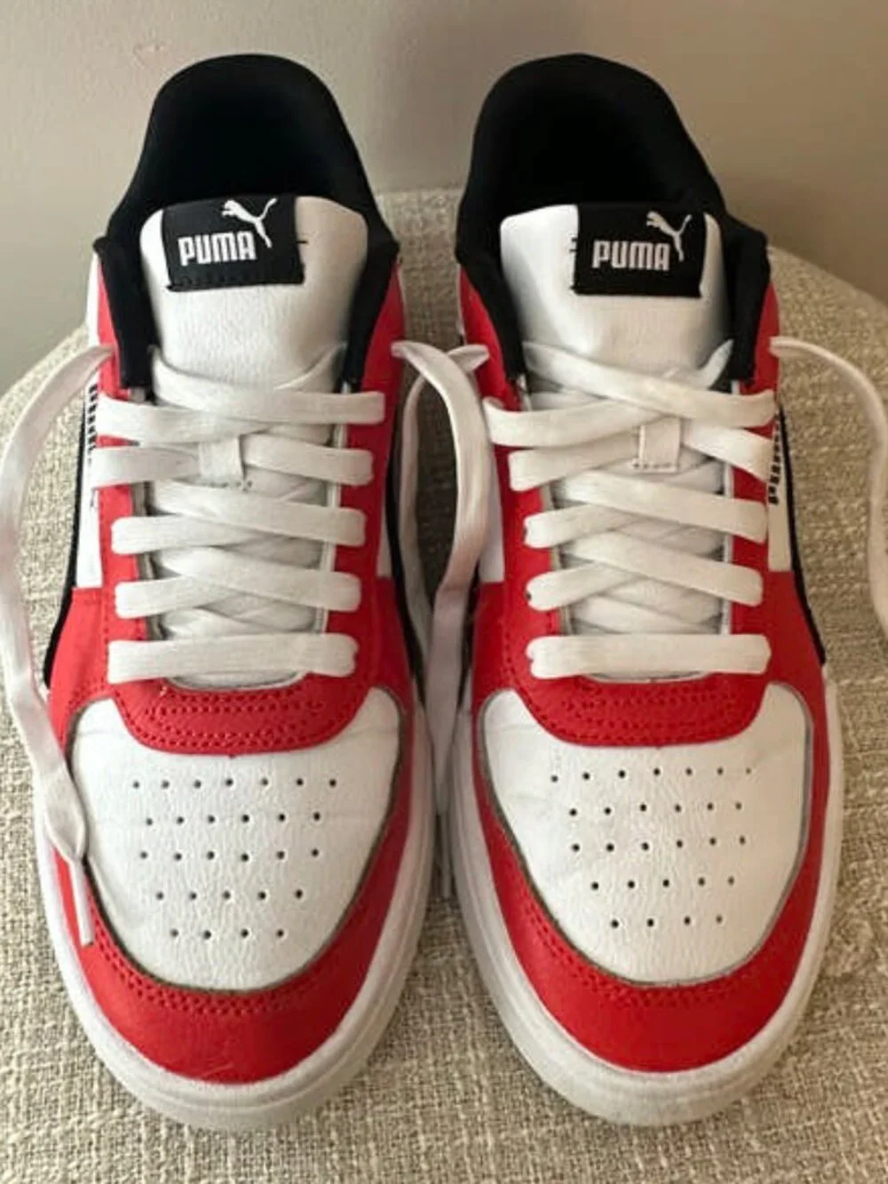 Puma SoftFoam+ Red White Black Sneakers | Men’s 9 - Picture 1 of 12